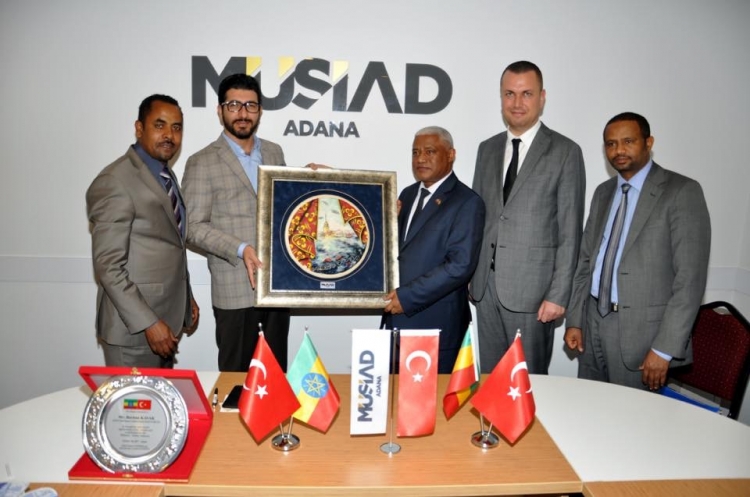 Etiyopya Büyükelçisi Ayalew Gobezie Workneh MÜSİAD Adana'da