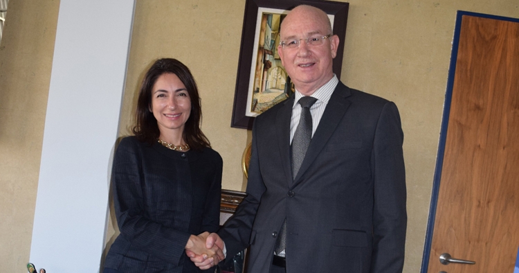 Büyükelçi Yaprak Alp Afrika Birliği komiseri Chergui ile görüştü