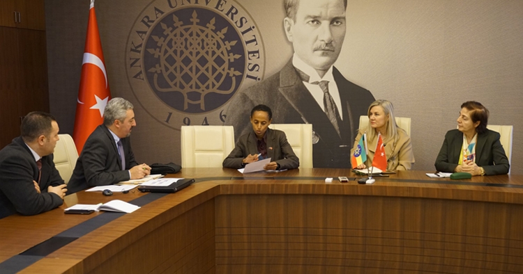 Etiyopya Ankara Büyükelçiliği Ankara Üniversitesi'ni ziyaret etti