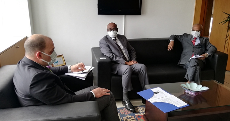 Etiyopya Büyükelçisi Adem Mohammed'den Dışişleri Bakanlığı'na ziyaret
