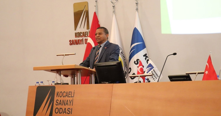 Etiyopya İstanbul Başkonsolosu Gebremichael Kocaeli Sanayi Odası'nda