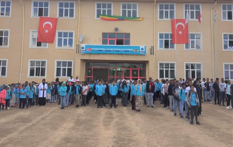 Etiyopya Maarif Okulları'nda ilk ders zili çaldı