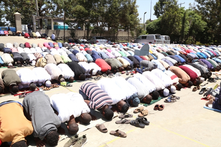 Etiyopya'da ramazan ayının ilk Cuma'sı Sumea Cami'sinde