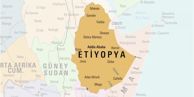 Etiyopya'da yaşayan Türk vatandaşları bayramlaştı