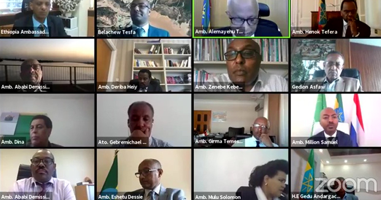 Etiyopya'daki Rönasans Barajı online toplantısı yapıldı