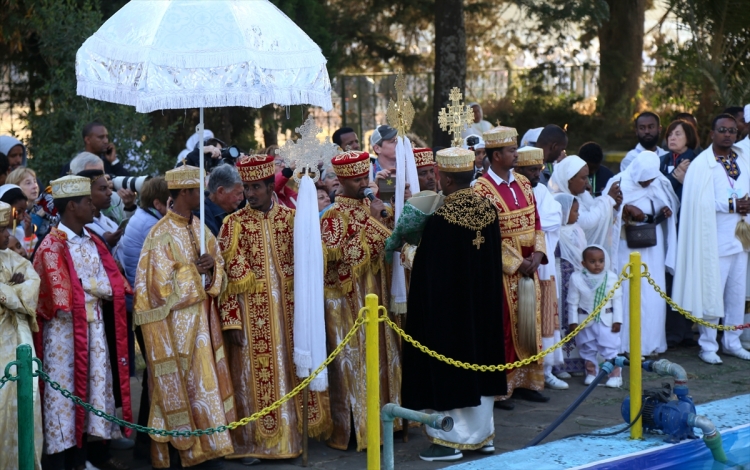 Etiyopyalı Ortodokslar Timkat Bayramı'nı kutluyor