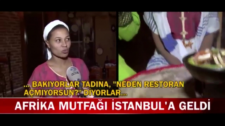 Habesha Restaurant Istanbul Kanal D röportajı