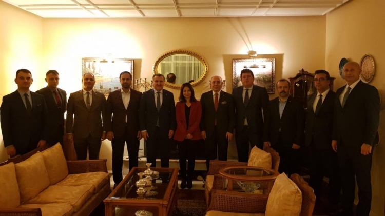 NATO PA Türk Delegasyonu'ndan elçilik ziyareti