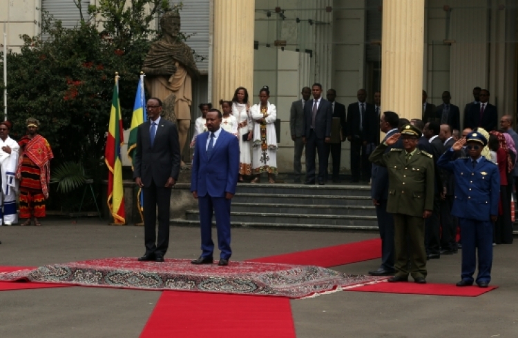 Ruanda Cumhurbaşkanı Kagame Etiyopya'da