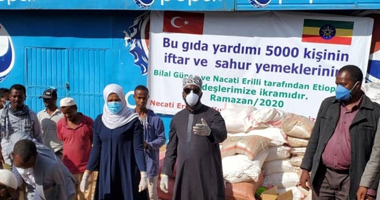 Türk hayırseverlerden Etiyopya'ya yardım