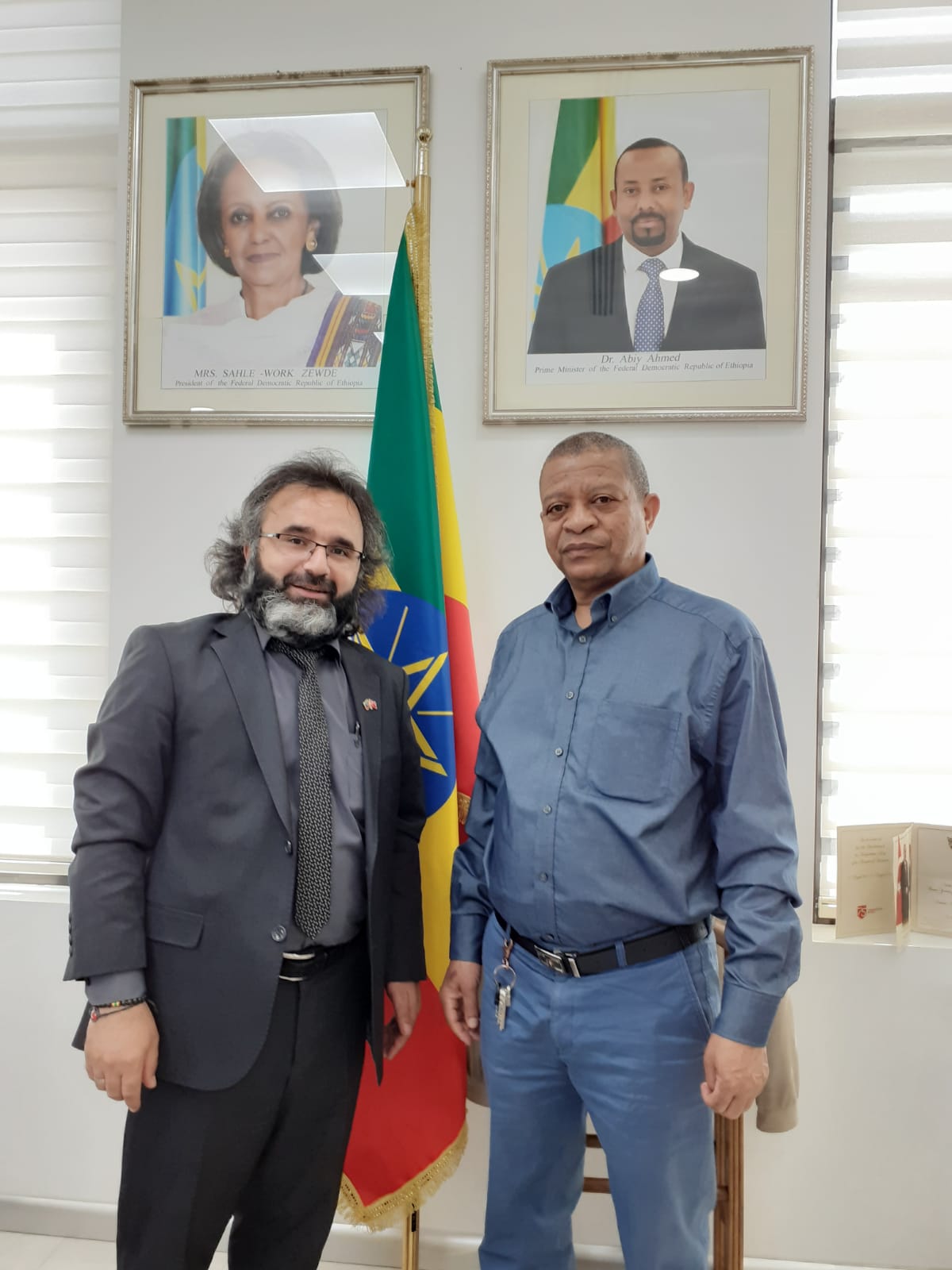 Ahmet Çakır Etiyopya Başkonsolosluğu'nu ziyaret etti