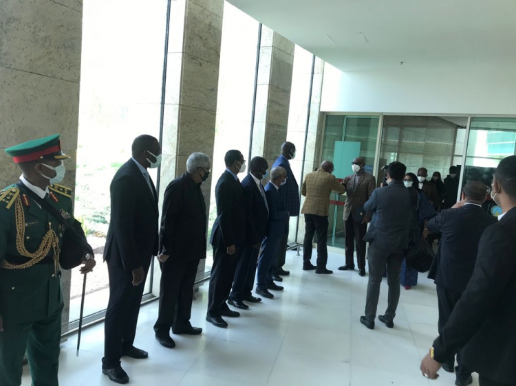 Büyükelçi Adem Mohammed Nijerya Büyükelçisini karşıladı