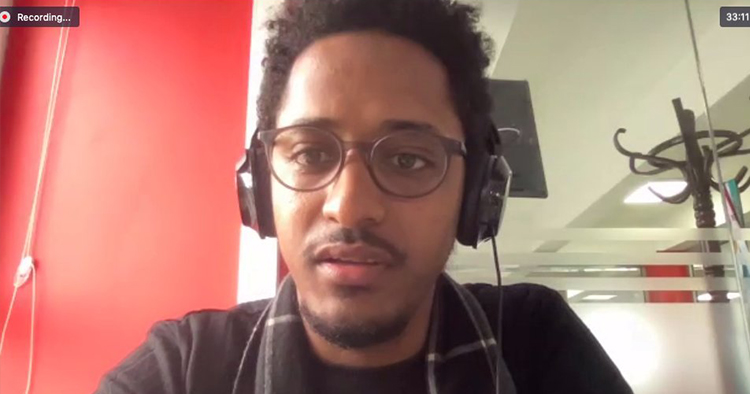 Etiyopyalı Sadık Kedir Online Medya Eğitim Programı'na katıldı