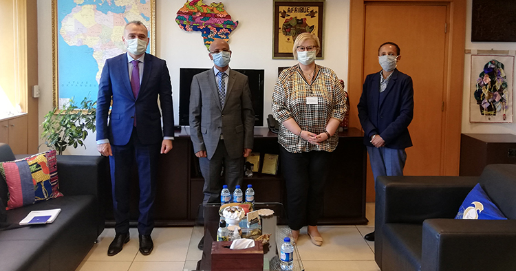 Etiyopya'nın Ankara Büyükelçisi Adem Mohammed, Nur Sağman'I ziyaret etti